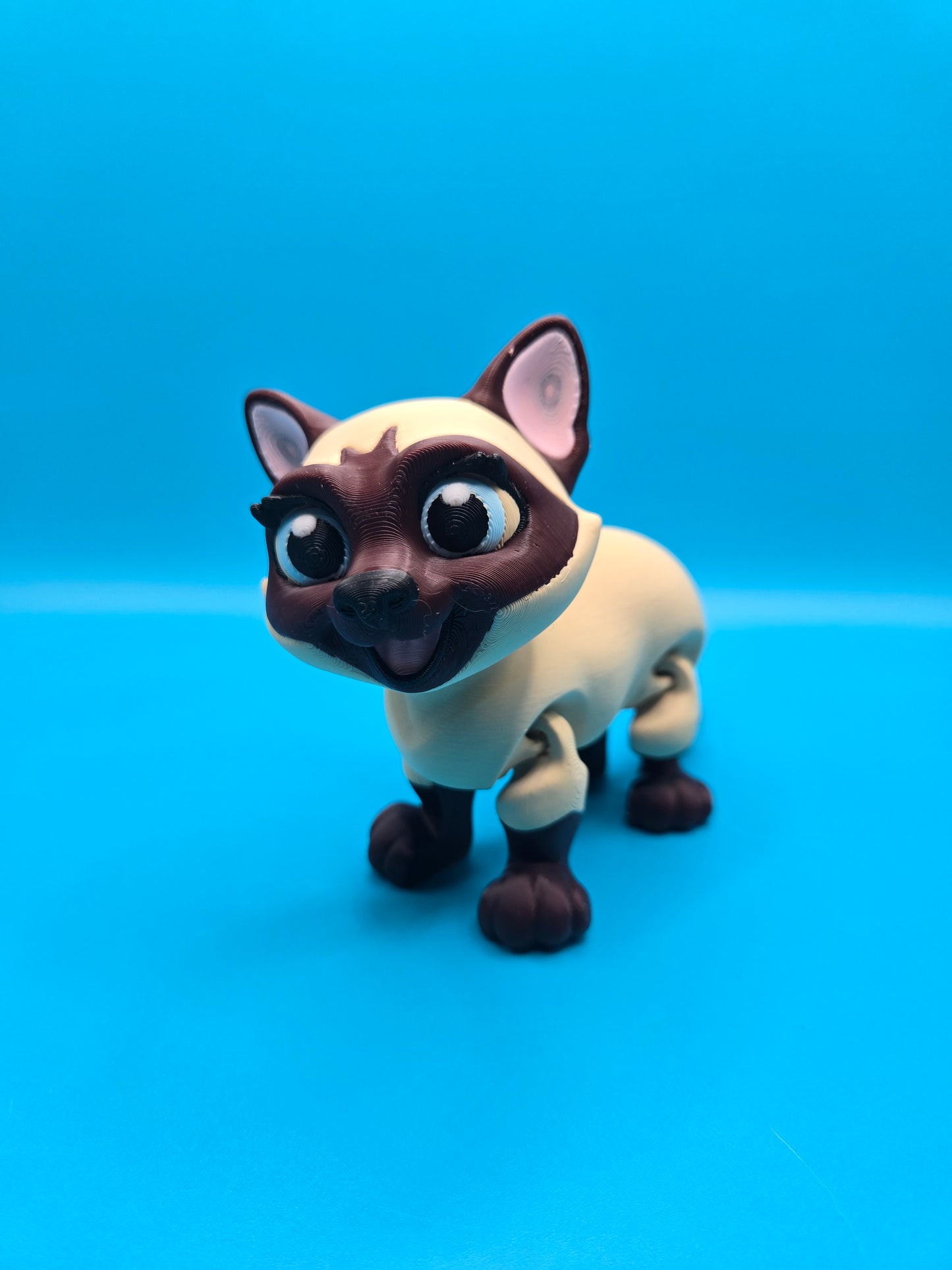 Siamese Cat Fidget Desk Toy | 3D Printed Siamese Cat