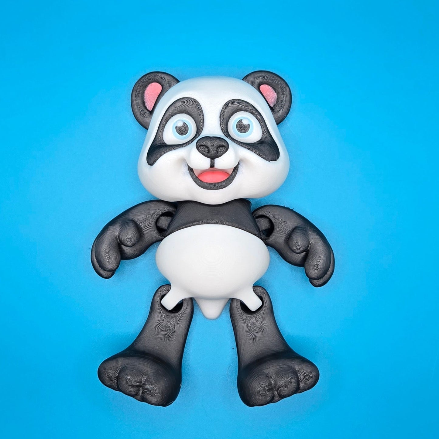 Panda Bear Flexi 3D Printed Toy