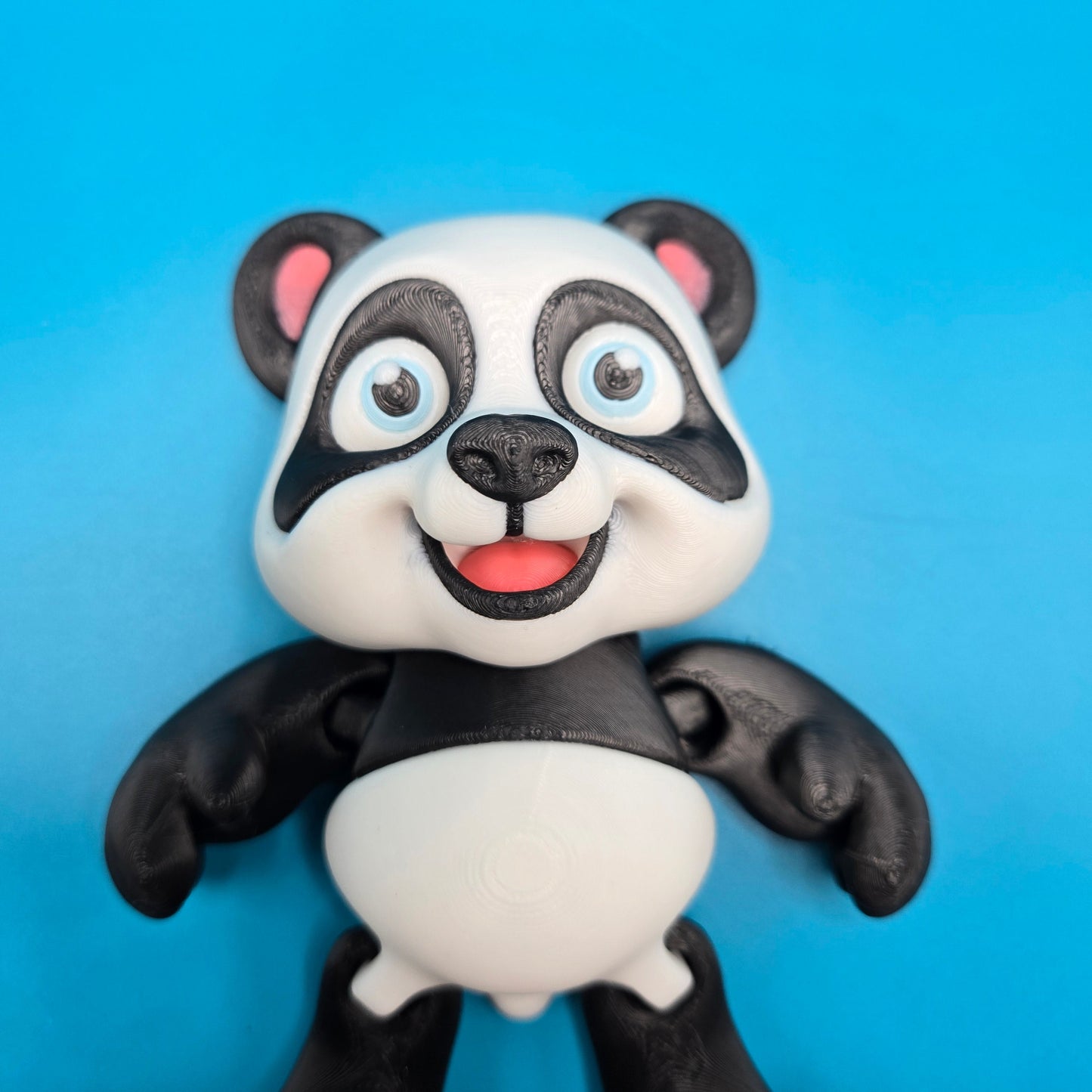 Panda Bear Flexi 3D Printed Toy