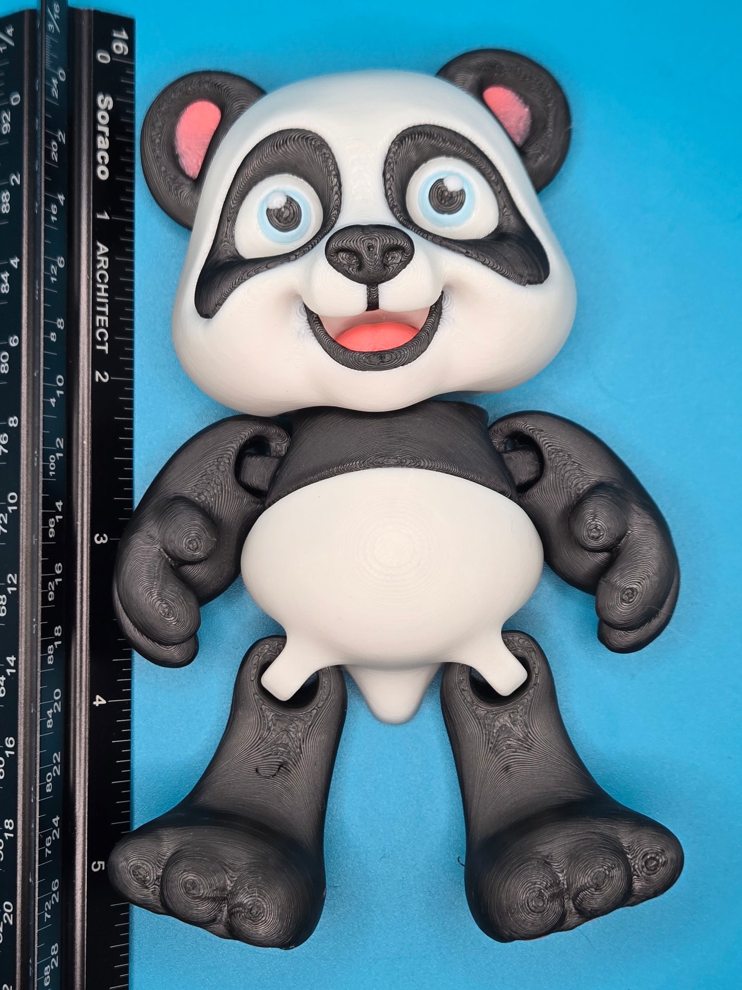 Panda Bear Flexi 3D Printed Toy