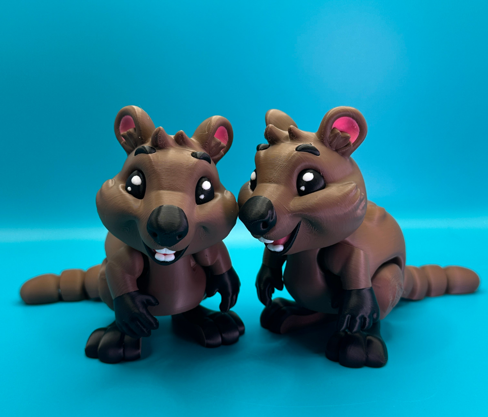 Flexi Quokka 3D Printed Animal