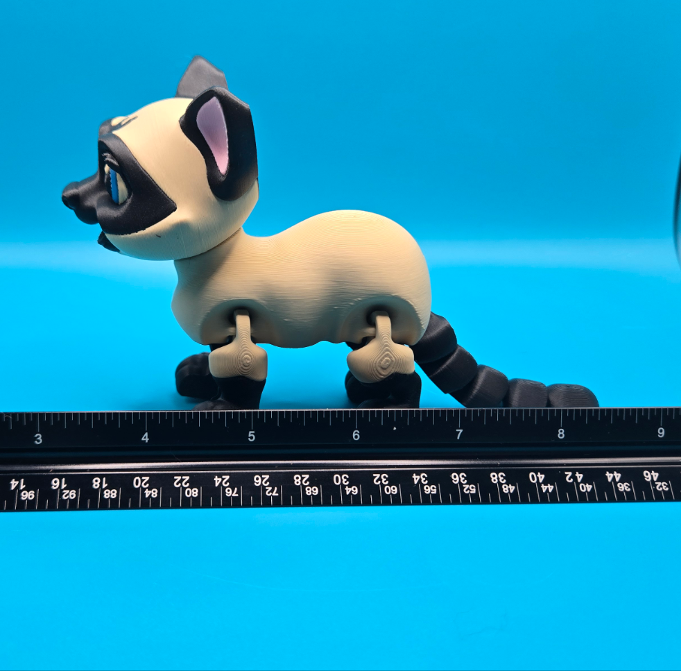 Siamese Cat Fidget Desk Toy | 3D Printed Siamese Cat
