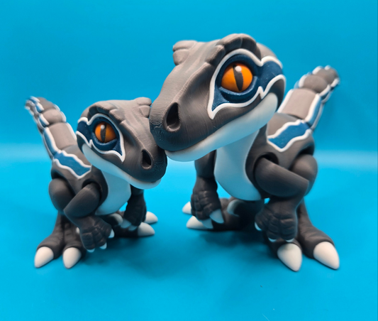 Baby Velociraptor Articulating 3D Print
