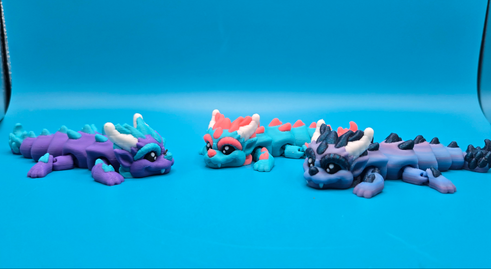 Baby Dragon Fidget Toy | 3D Printed