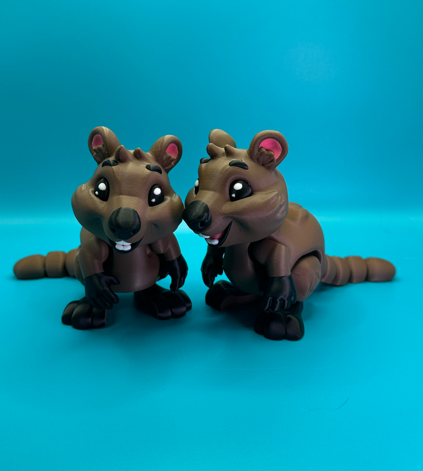 Flexi Quokka 3D Printed Animal