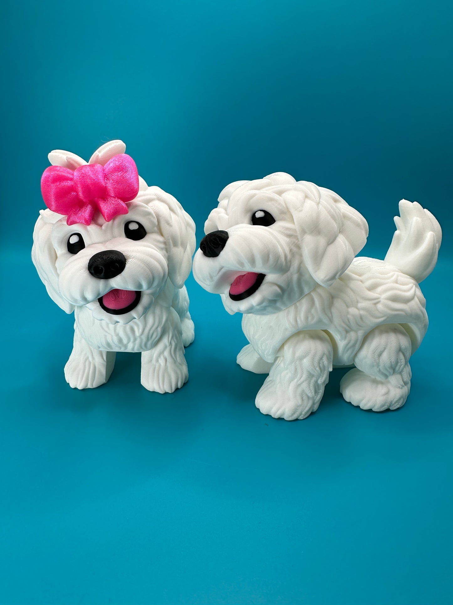 Chibi Maltese Desk Toy Fidget