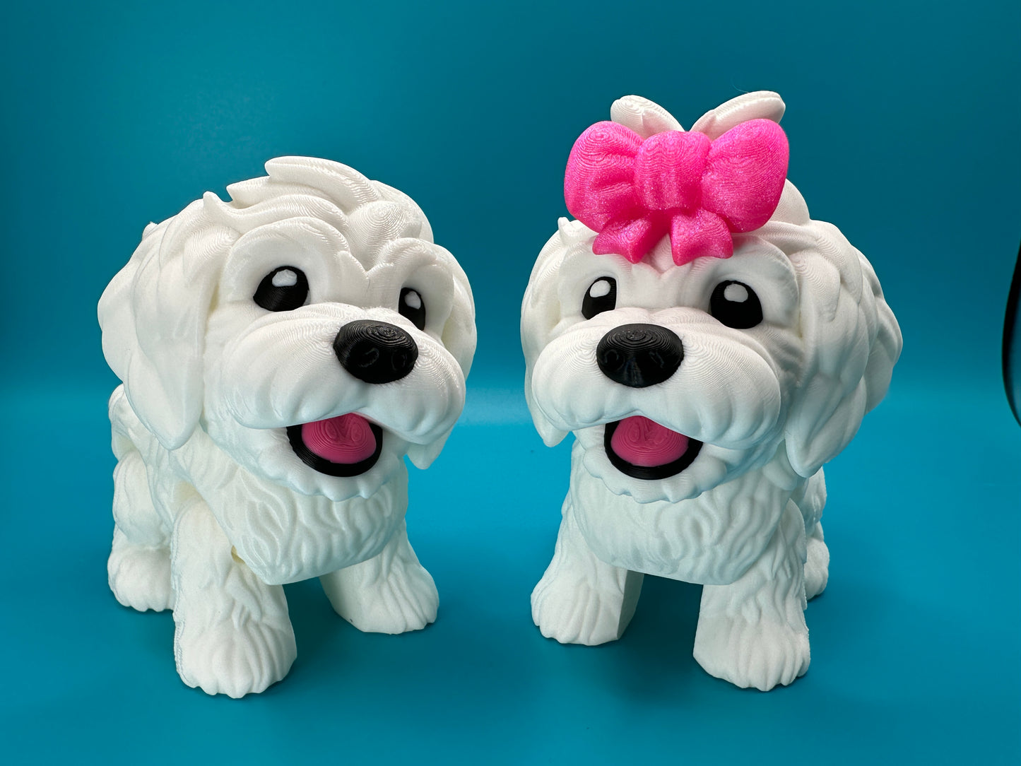 Chibi Maltese Desk Toy Fidget