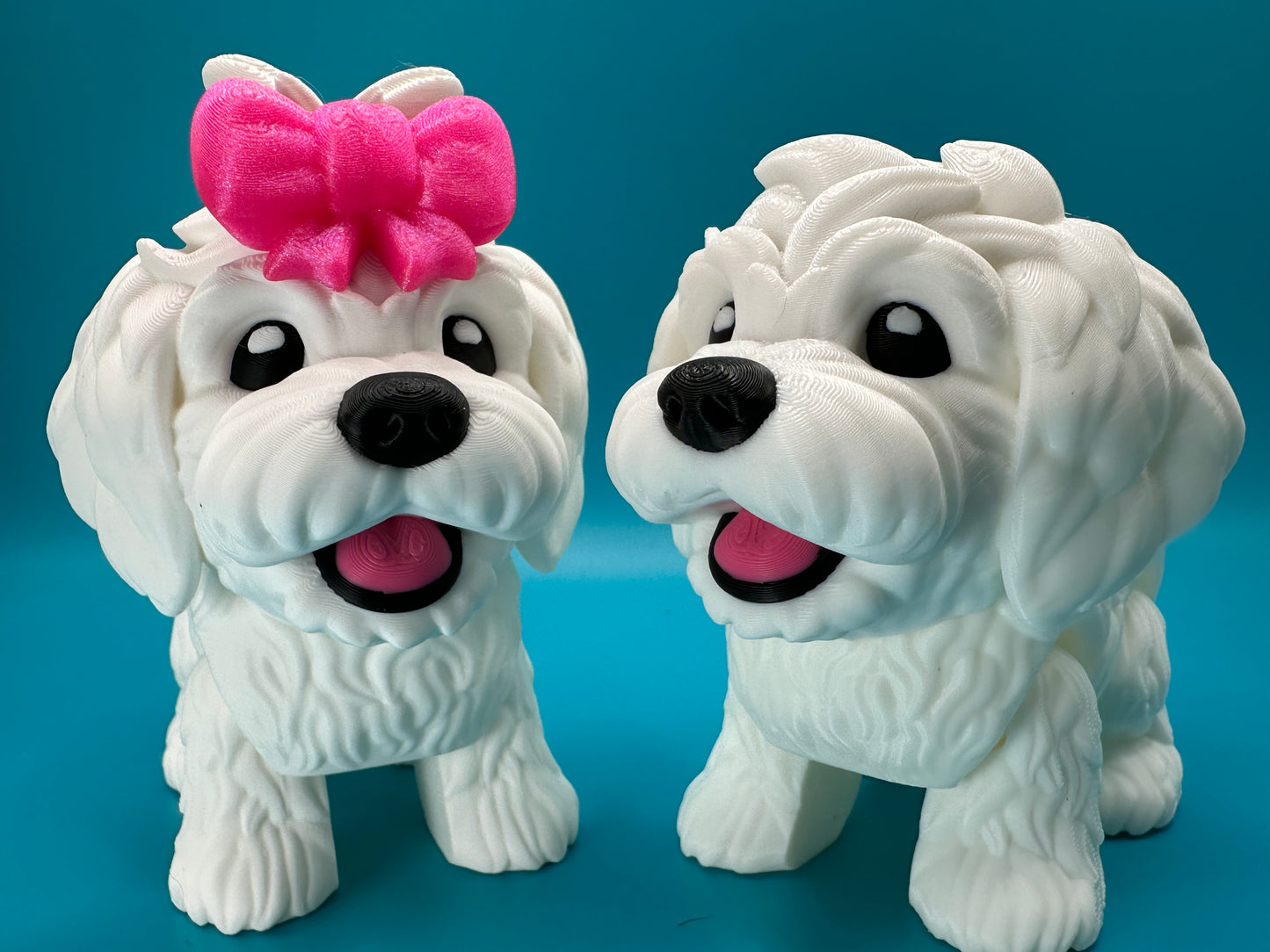 Chibi Maltese Desk Toy Fidget