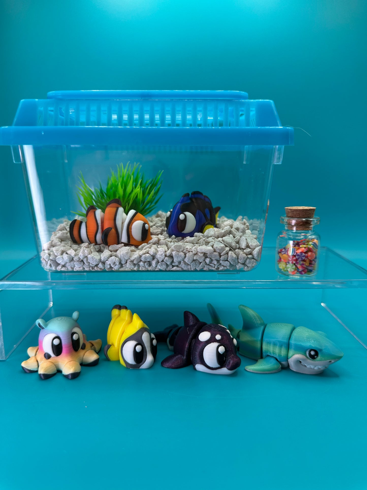 3D Printed Animal Terrarium or Aquarium Kit