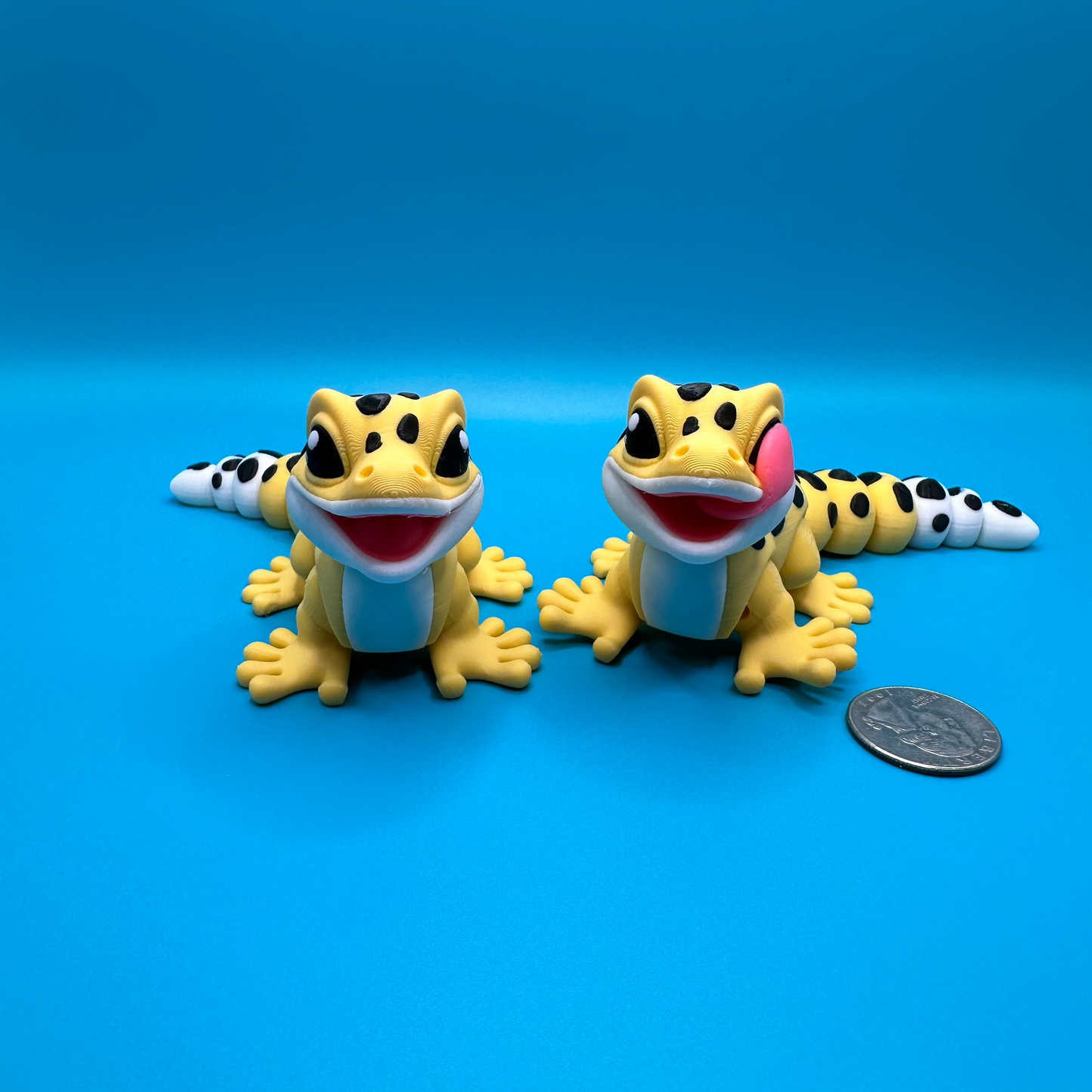 3D Printed Leopard Gecko Toy