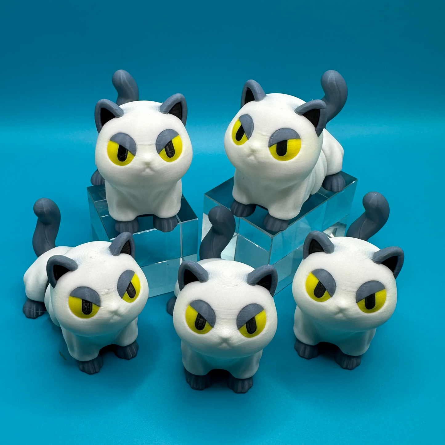 3D Printed Ghost Cat and Dog