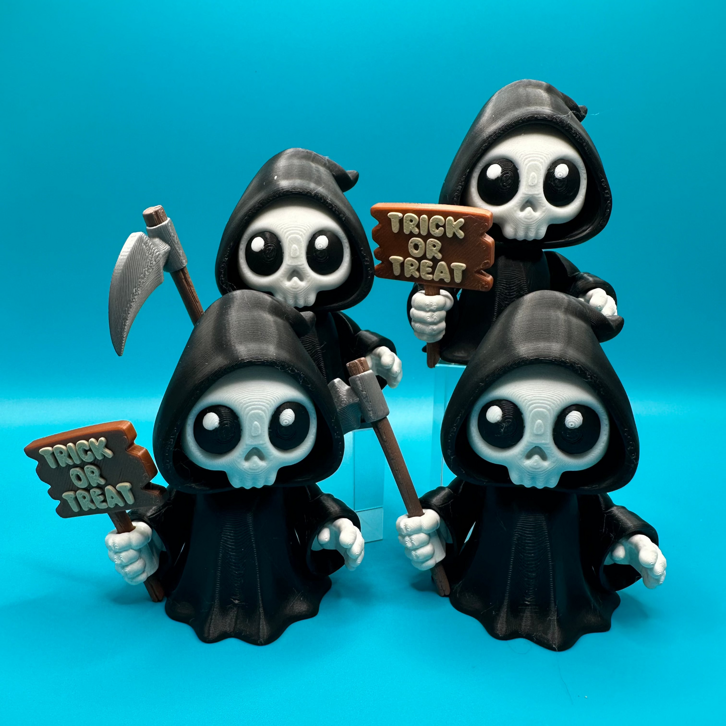 Chibi Grim Reaper 3D Print | Halloween