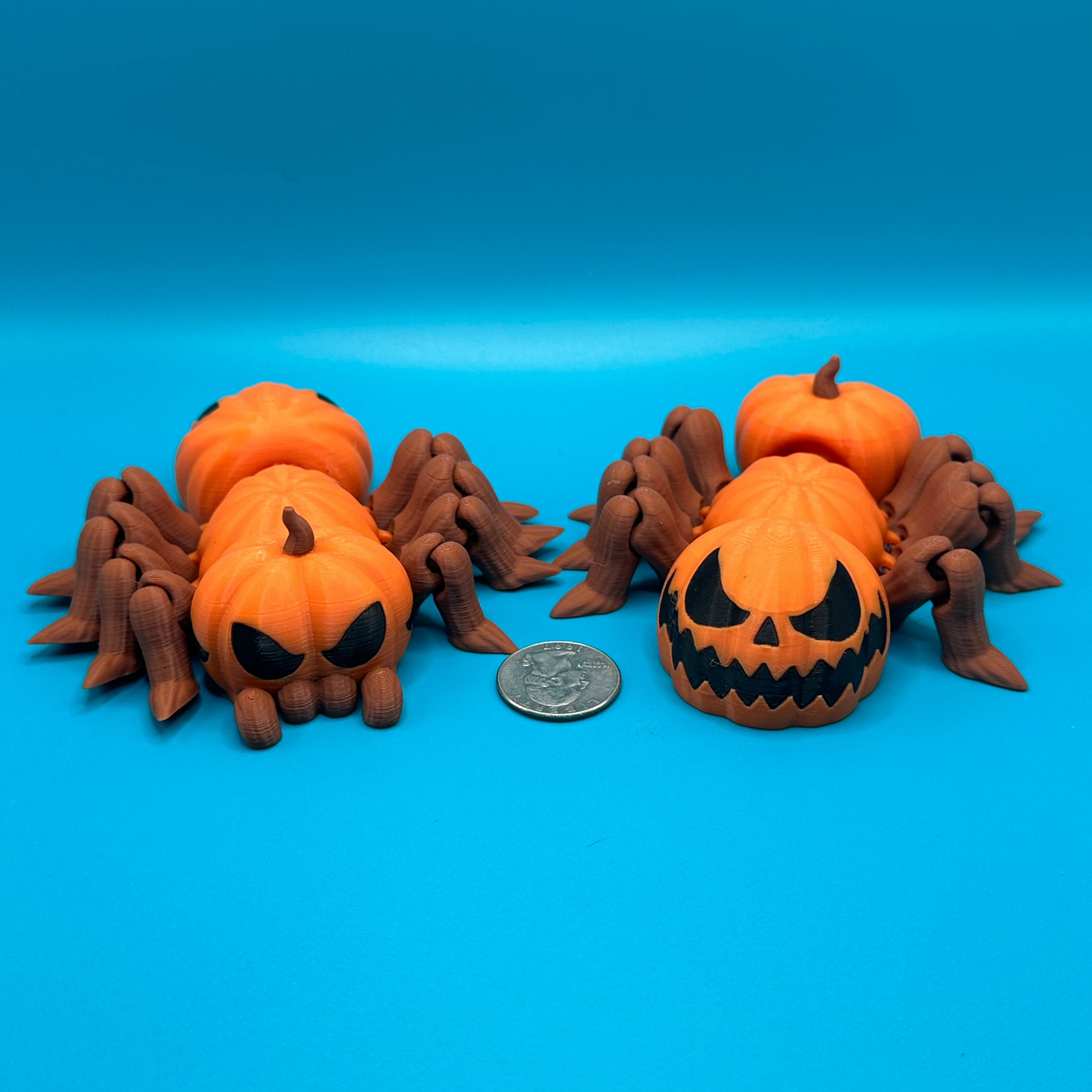 3D Printed Creepy Pumpkin Spider | Halloween
