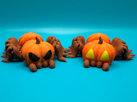 3D Printed Creepy Pumpkin Spider | Halloween