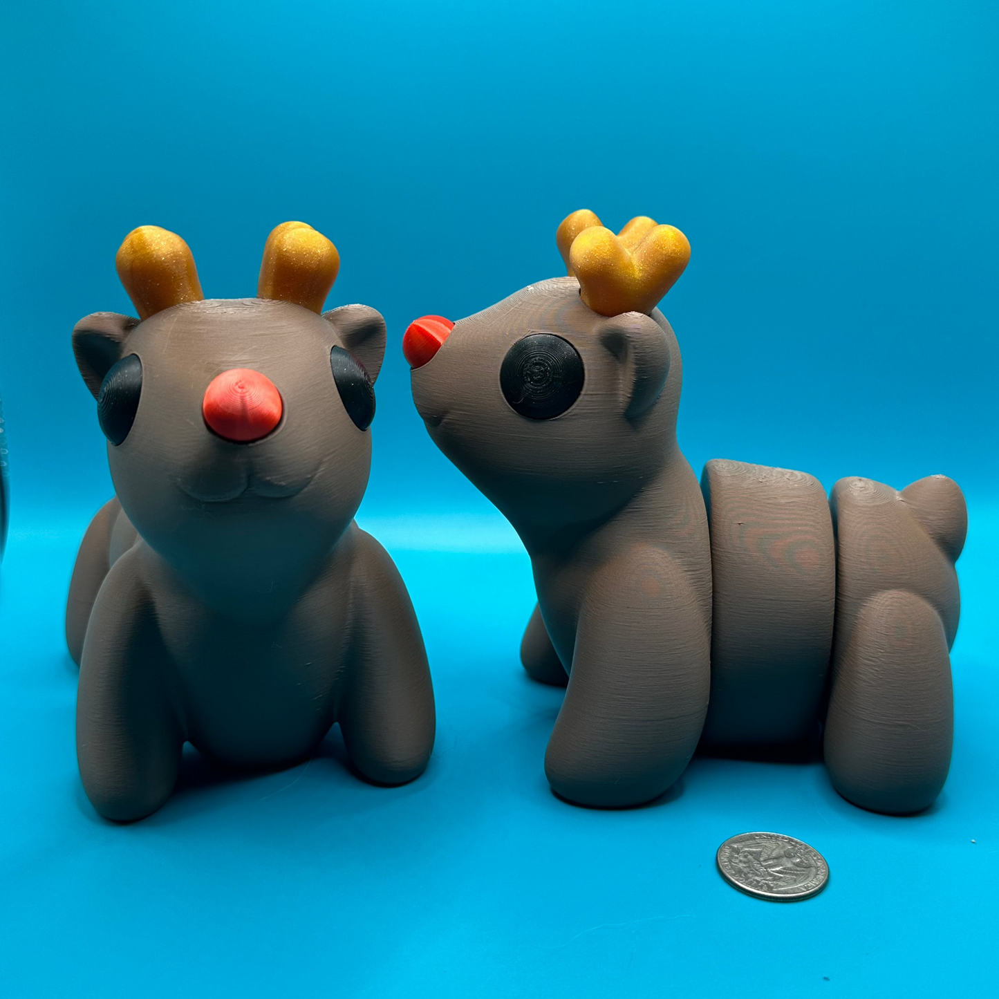 3D Printed Flexi Large Scale Reindeer