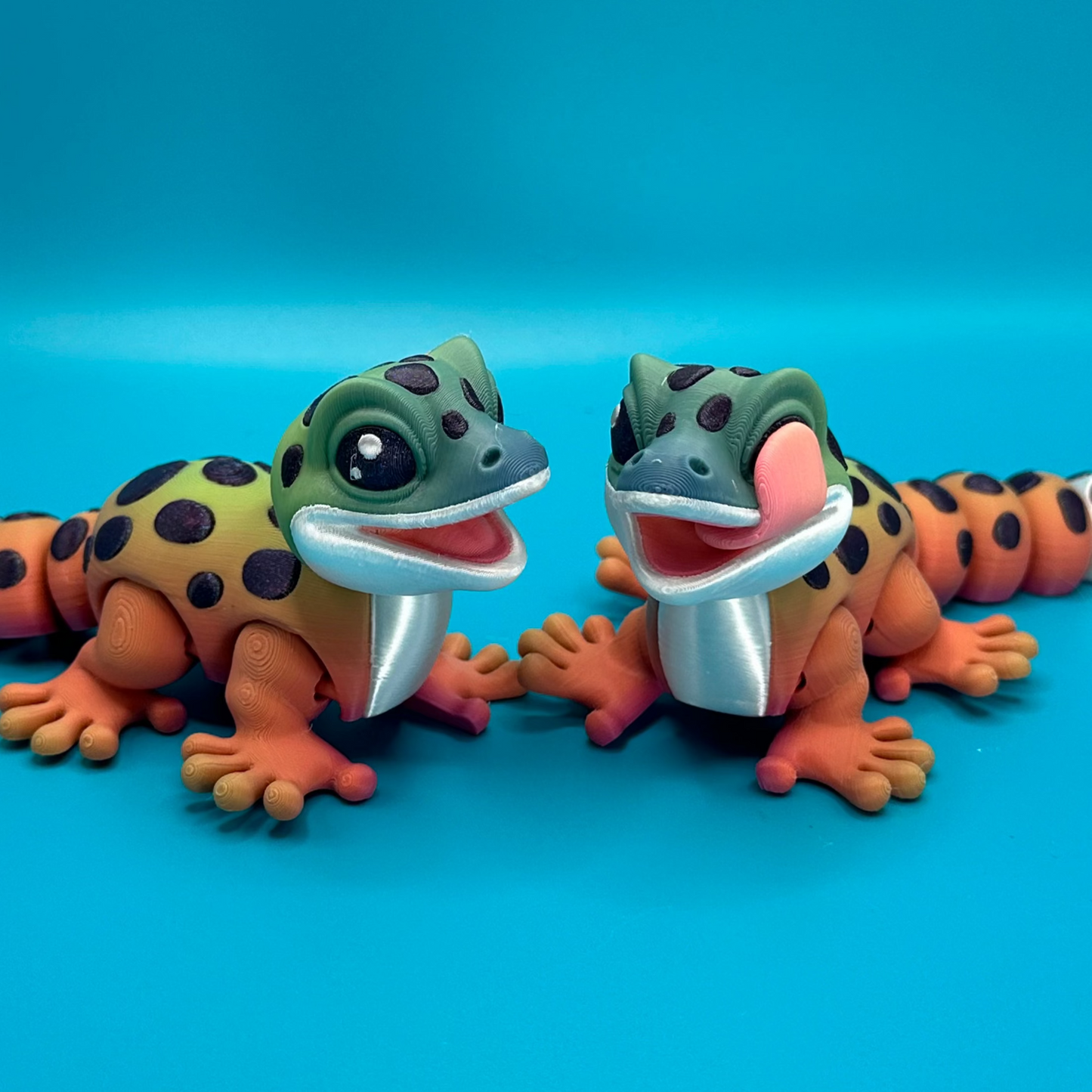 3D Printed Leopard Gecko Toy