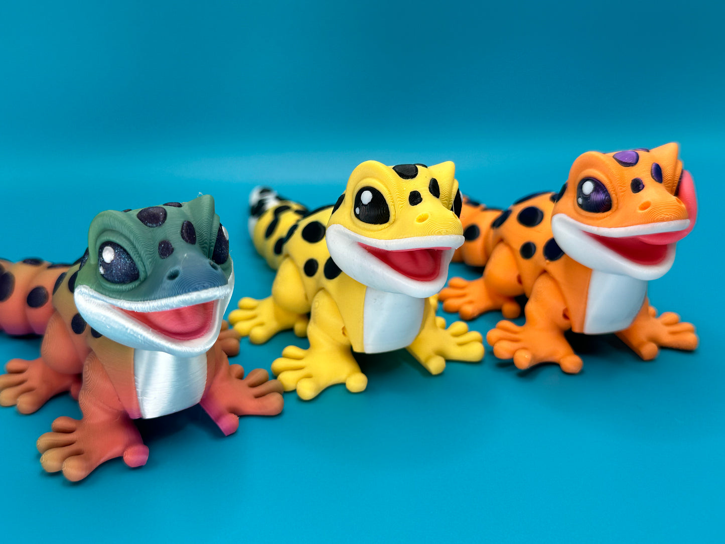 3D Printed Leopard Gecko Toy