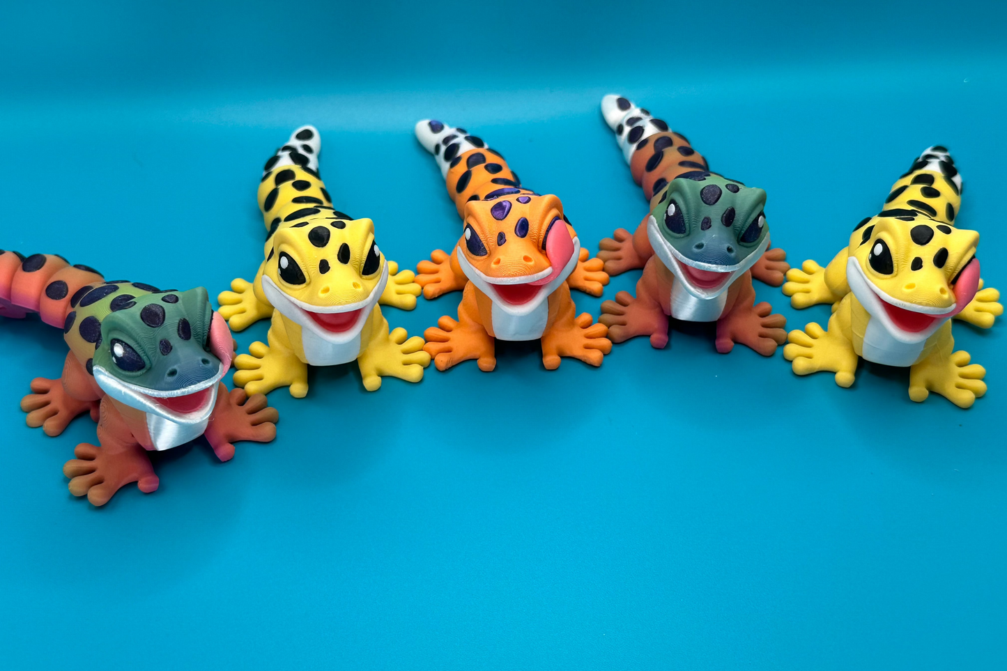 3D Printed Leopard Gecko Toy