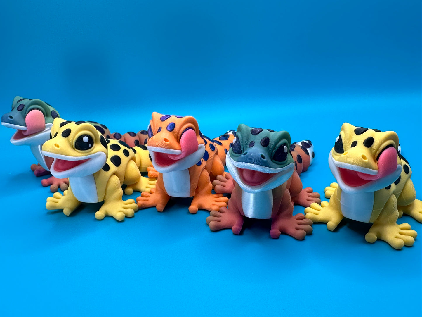 3D Printed Leopard Gecko Toy