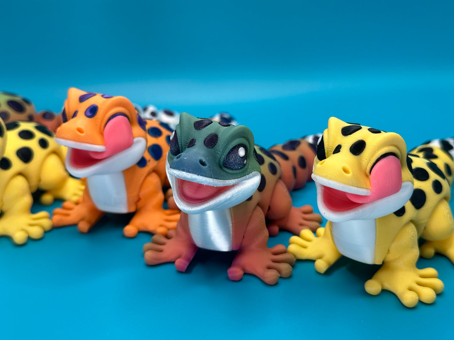 3D Printed Leopard Gecko Toy