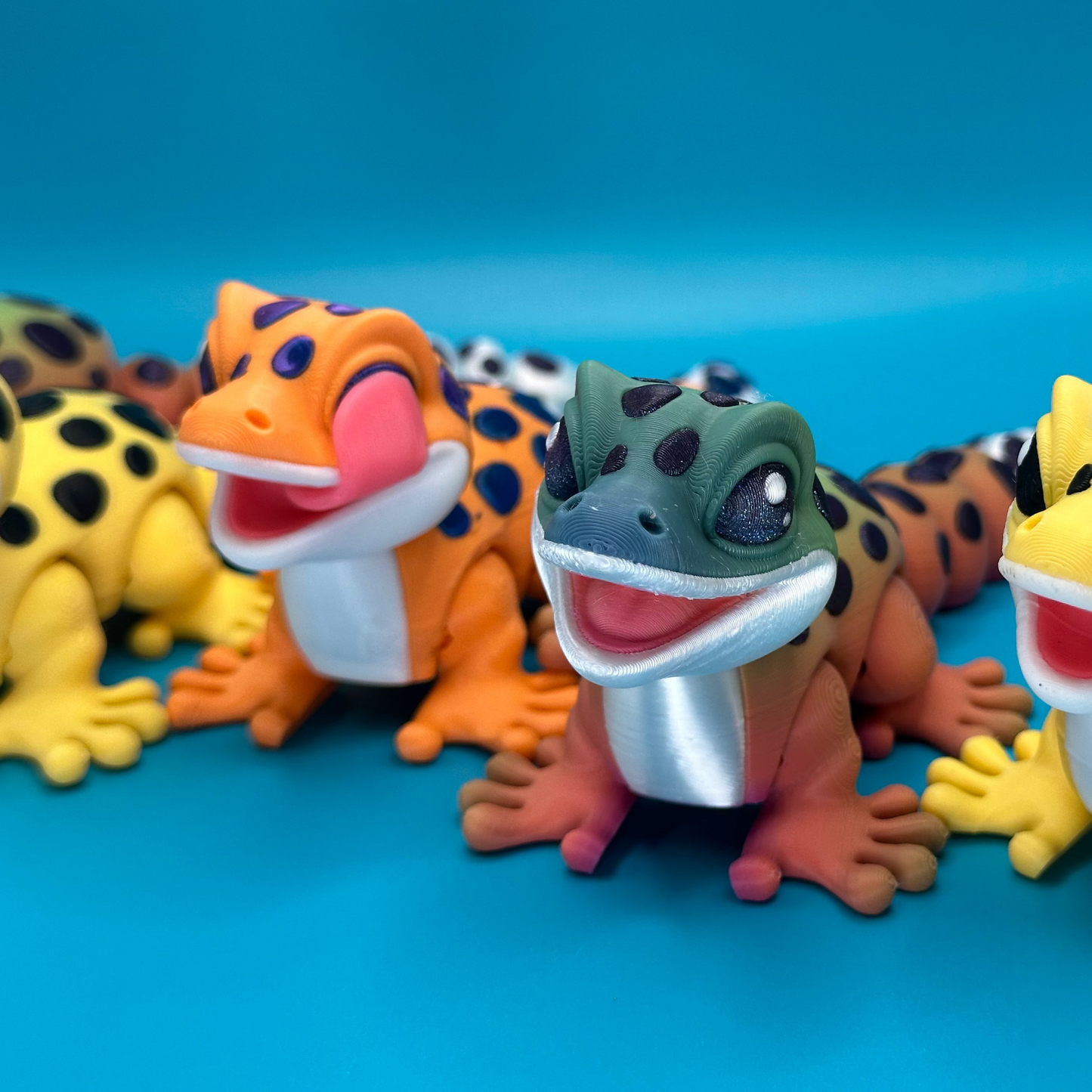 3D Printed Leopard Gecko Toy
