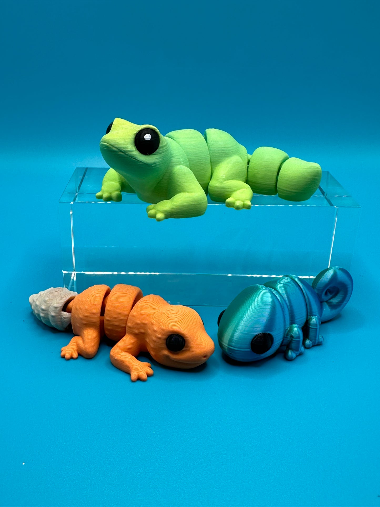 Reptile Fidget Set | 3D Printed Animals