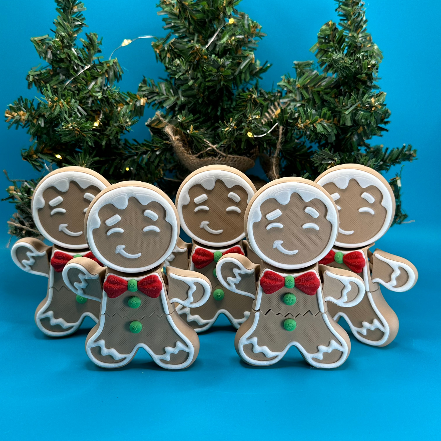 3D Printed Crumbling Gingerbread Ornament