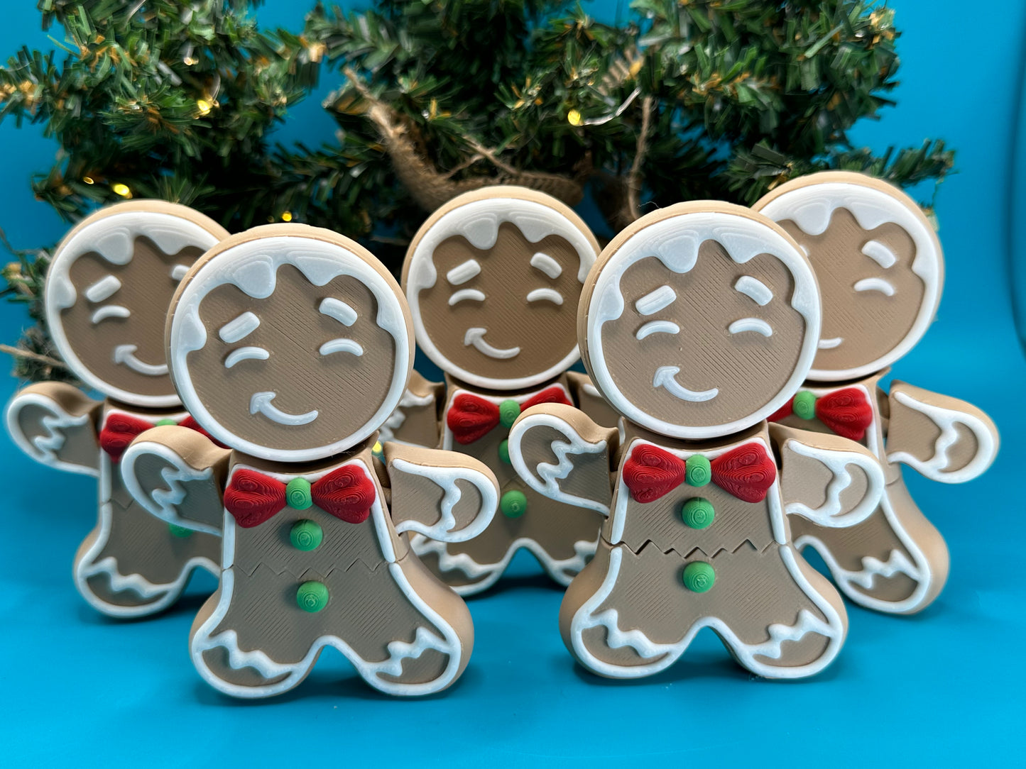 3D Printed Crumbling Gingerbread Ornament