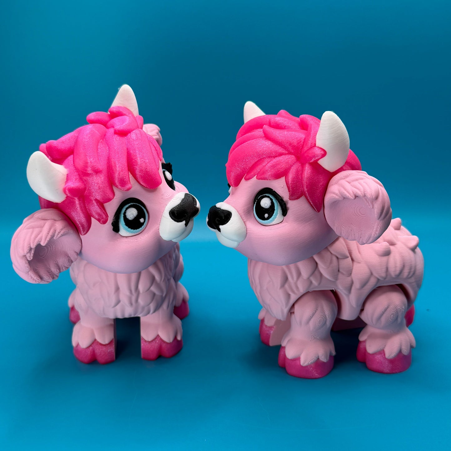 Cute Articulating Highland Cow Desk Toy Fidget