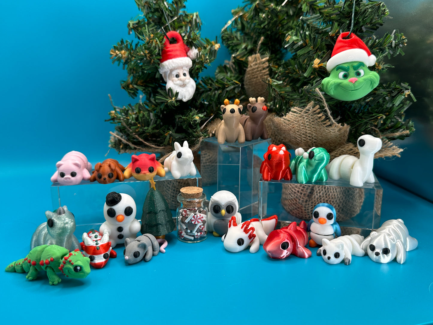 Holiday Advent Calendar w/ 3D Printed Minis