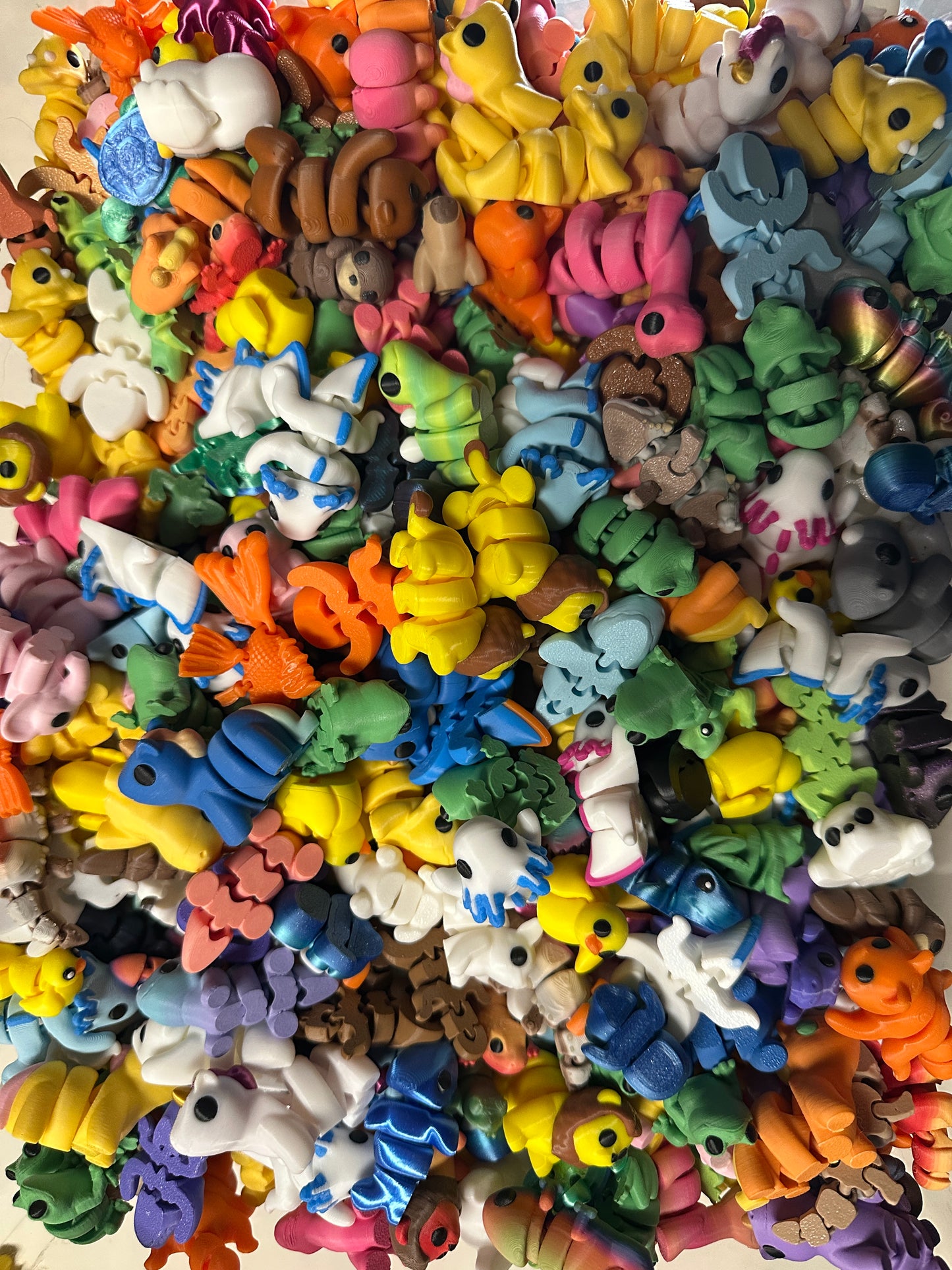 Blind Pack of 3D Printed Mini Animals