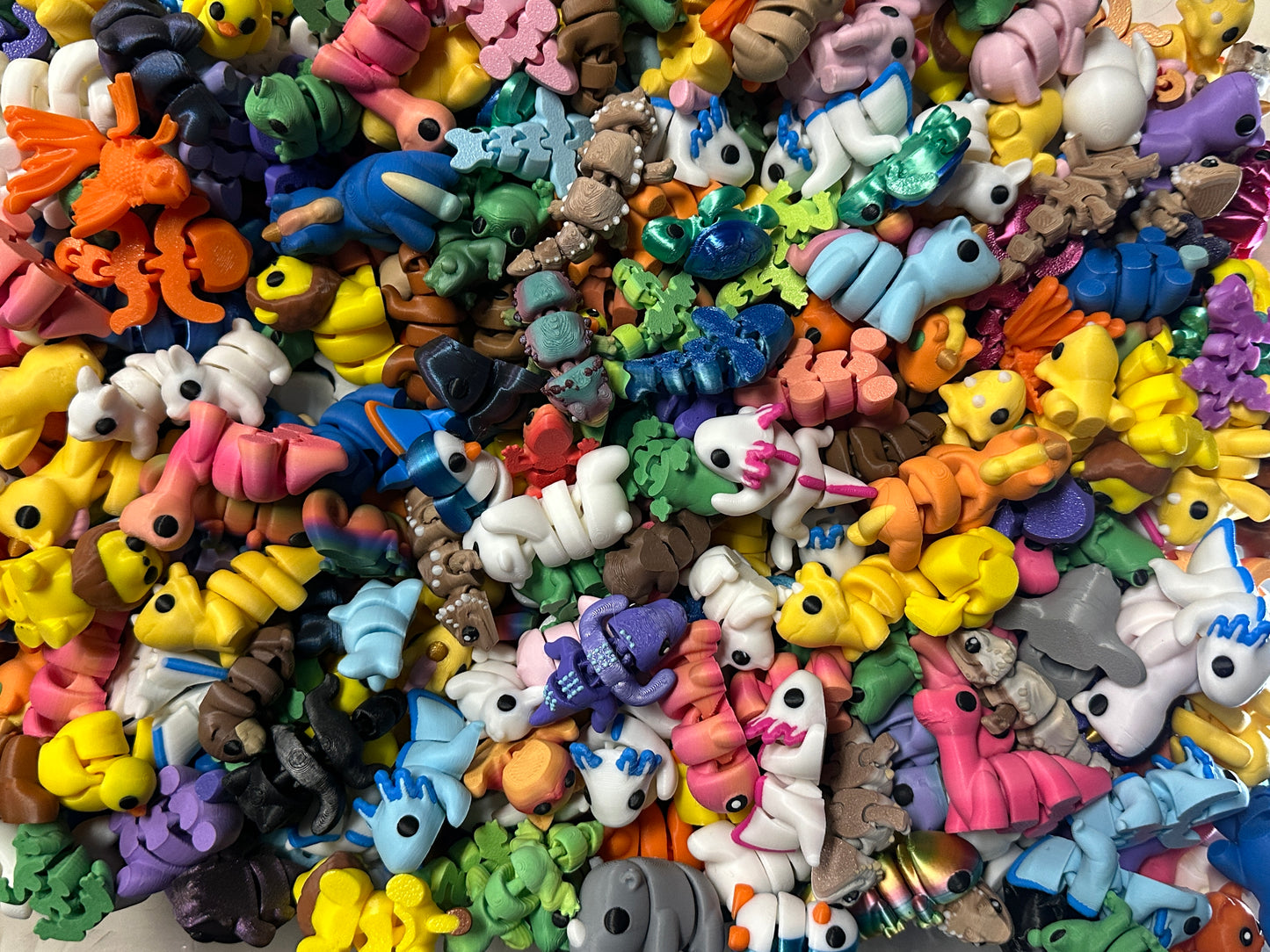 Blind Pack of 3D Printed Mini Animals