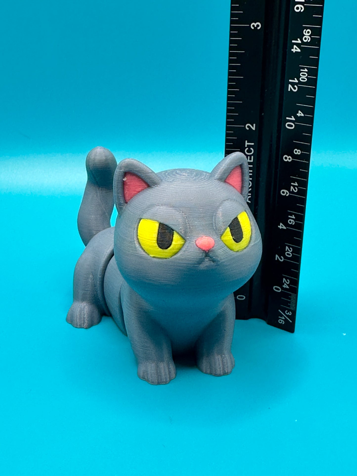 Fidget Cat Desk Pet | 3D Printed
