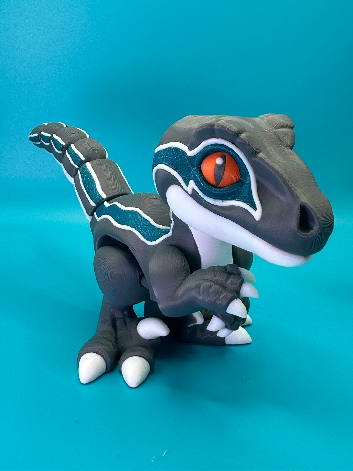 Baby Velociraptor Articulating 3D Print
