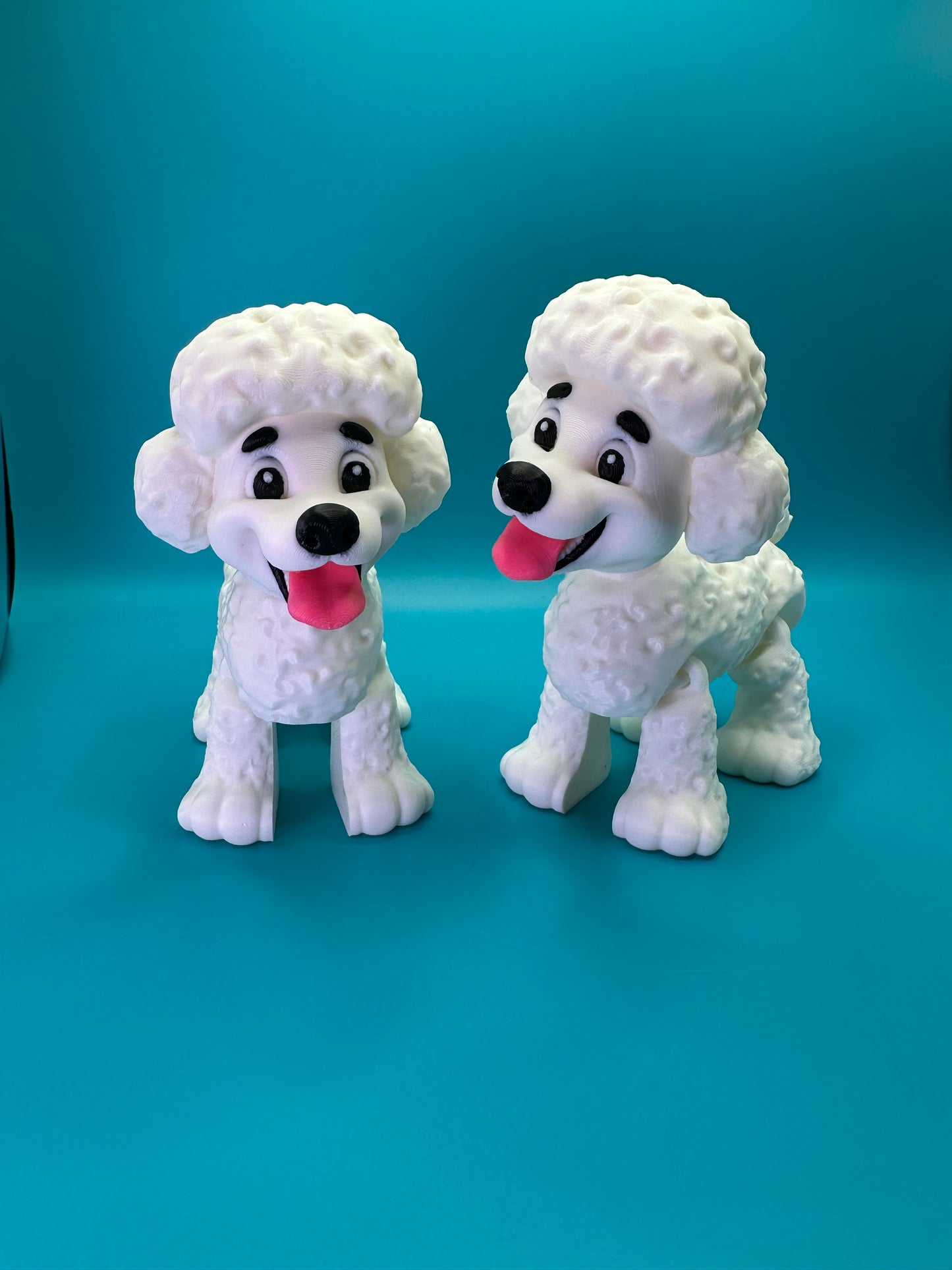 Poodle Dog 3D Printed Figure
