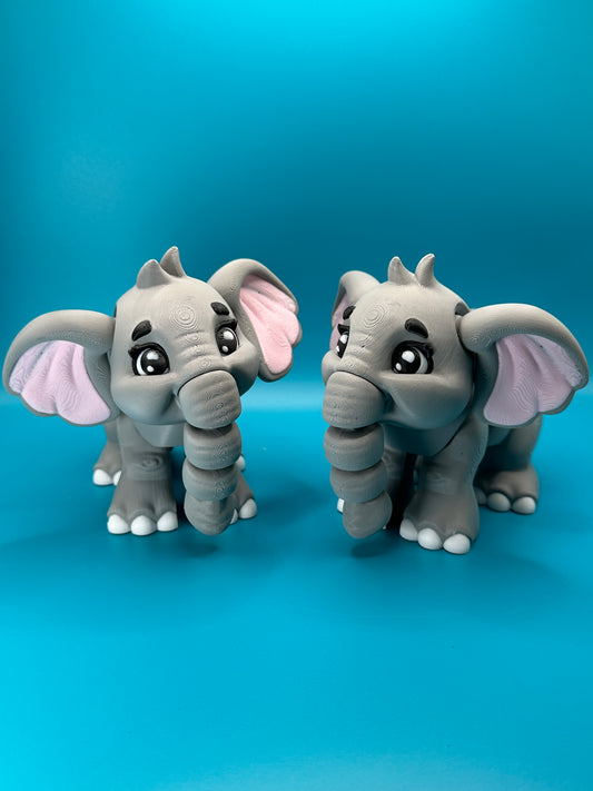 Elephant 3D Printed Fidget Toy