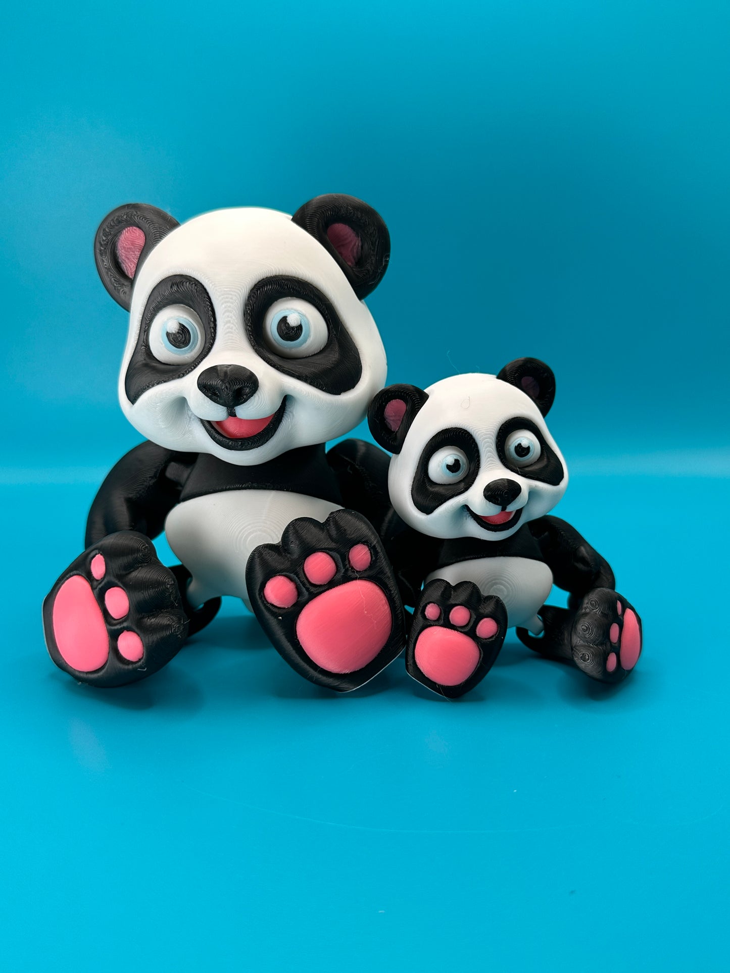 Panda Bear Flexi 3D Printed Toy