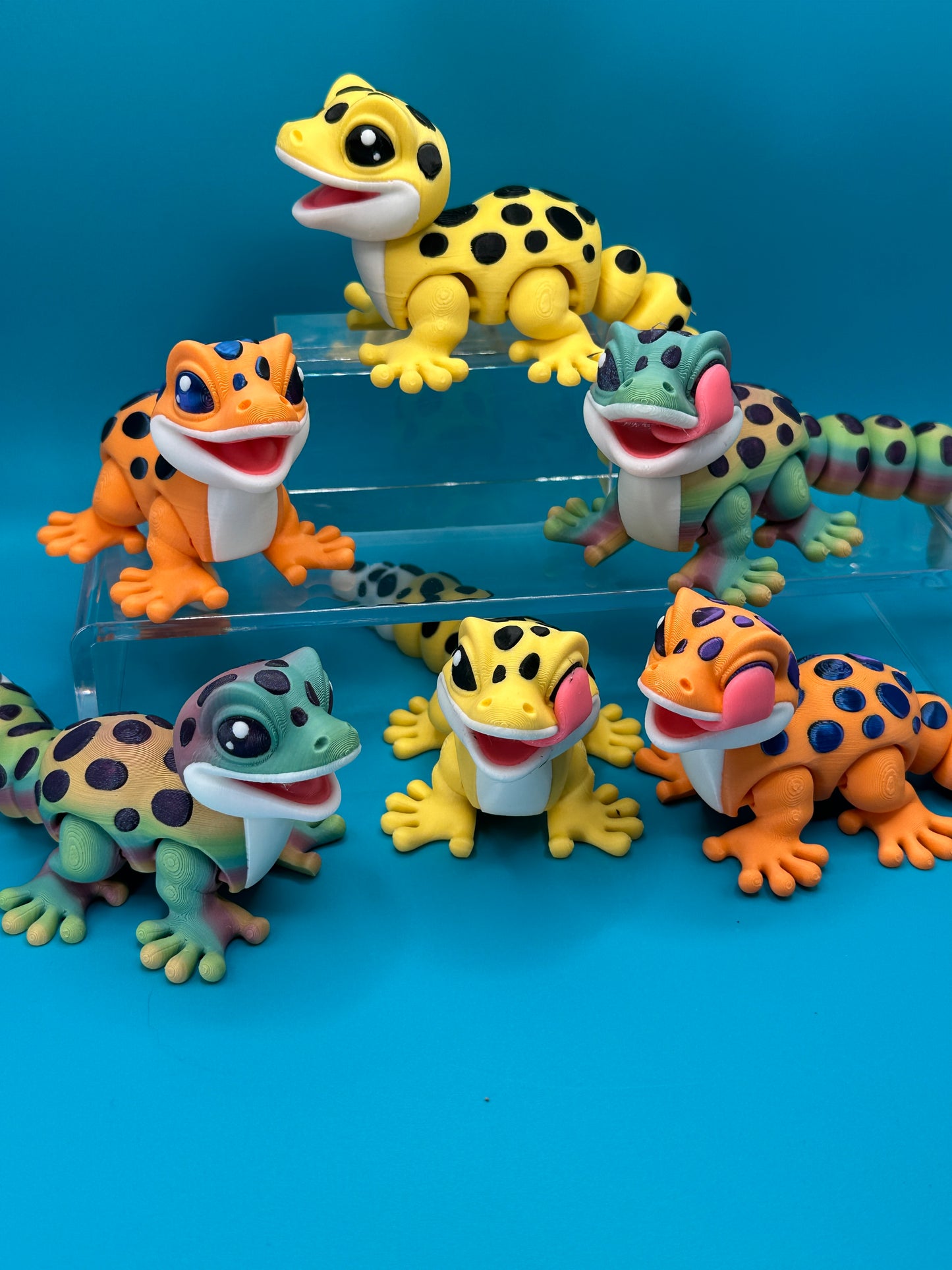 3D Printed Leopard Gecko Toy