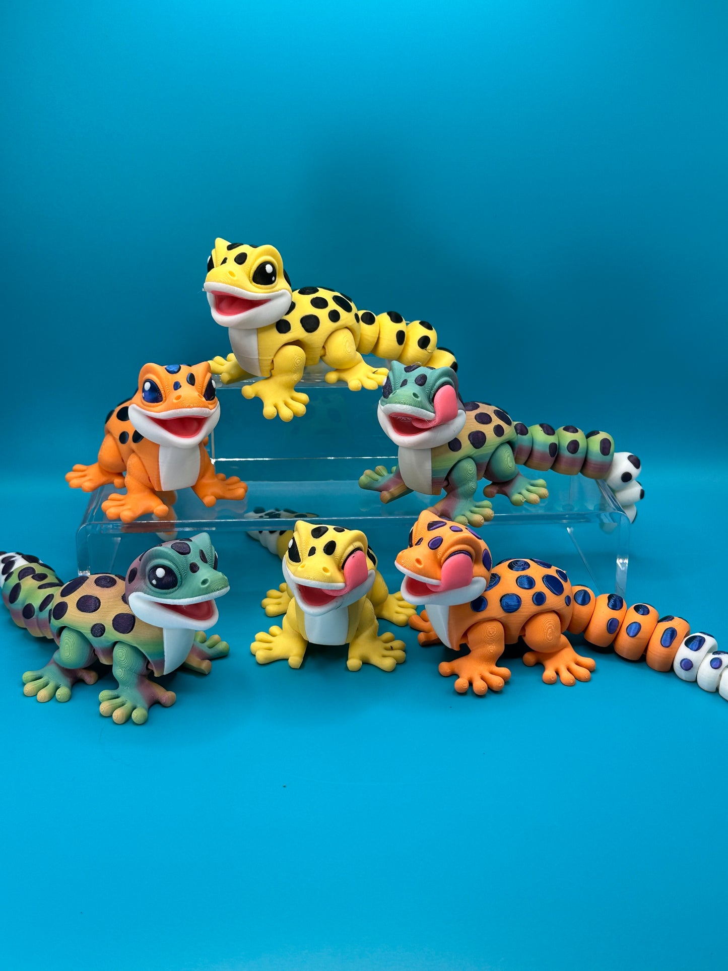 3D Printed Leopard Gecko Toy