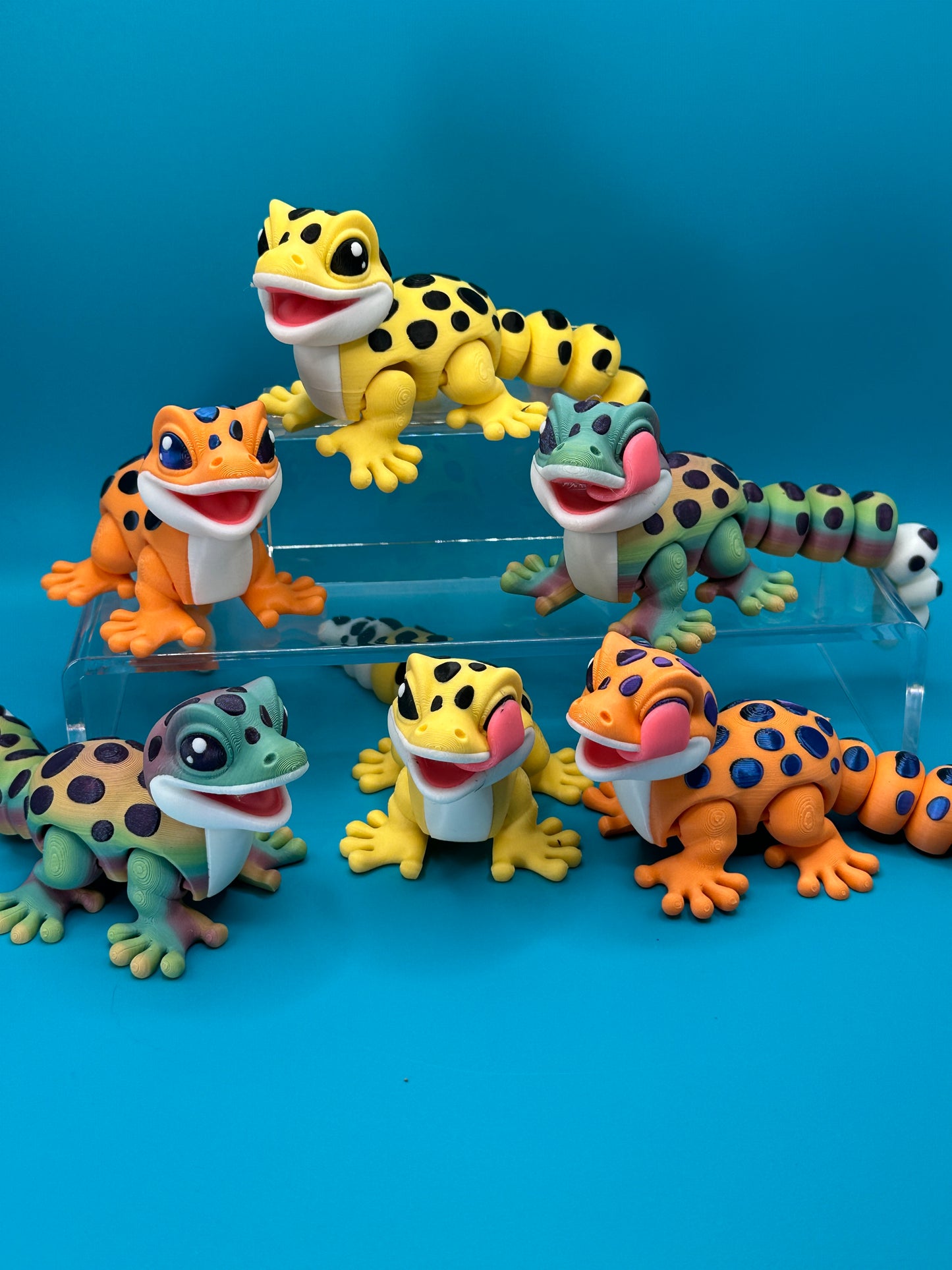 3D Printed Leopard Gecko Toy