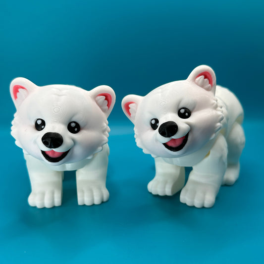 Baby Polar Bear Flexi | 3D Printed Animal