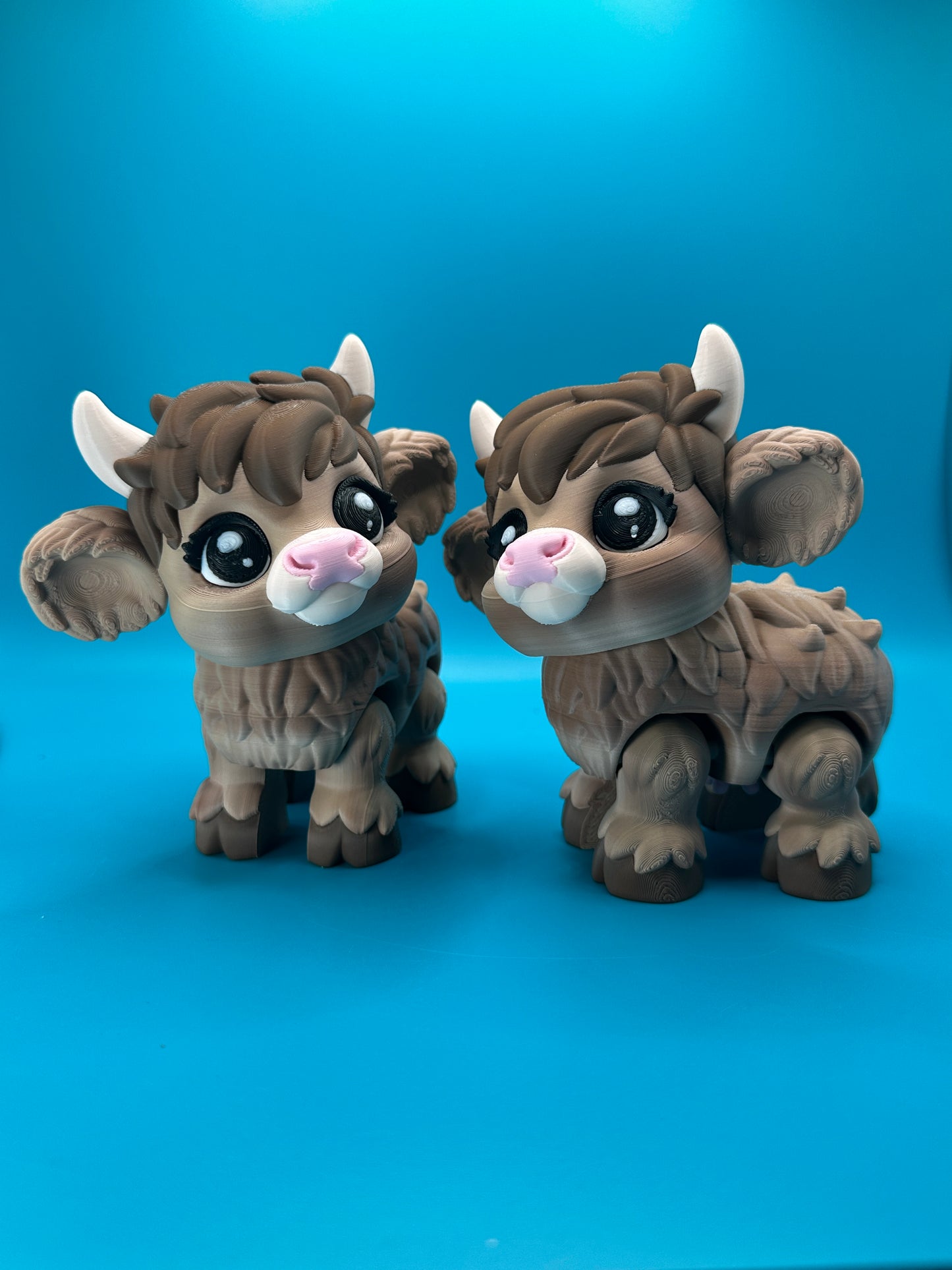 Cute Articulating Highland Cow Desk Toy Fidget