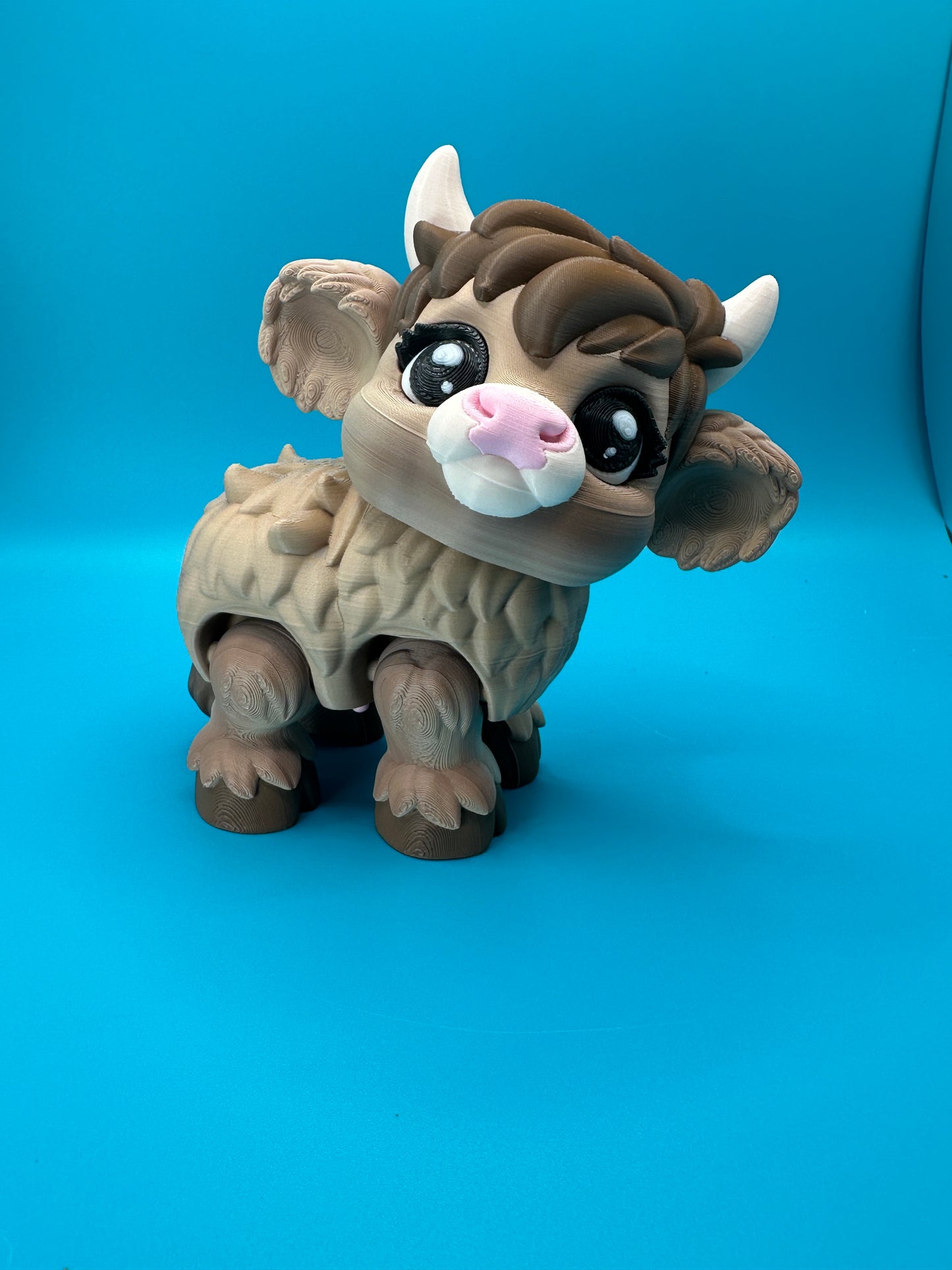 Cute Articulating Highland Cow Desk Toy Fidget