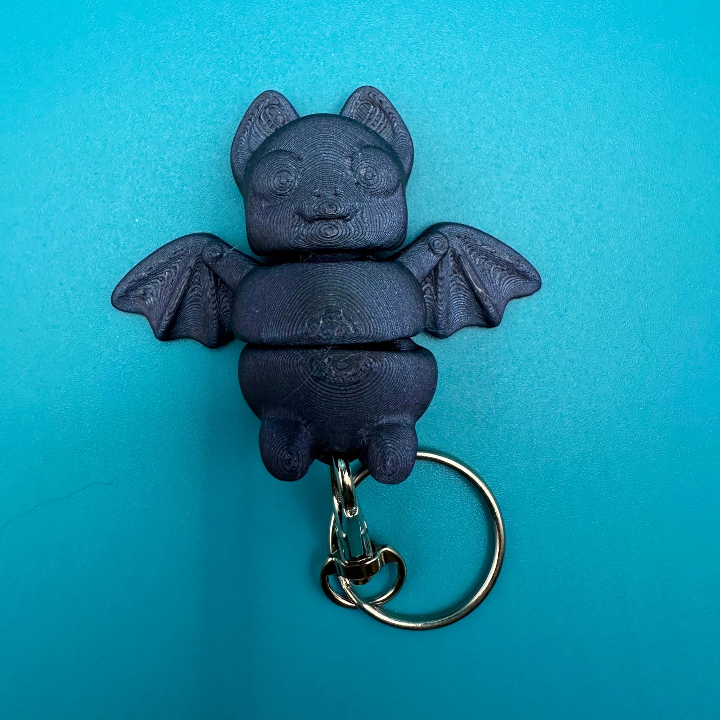 Flexi 3D Printed Bat Keychain