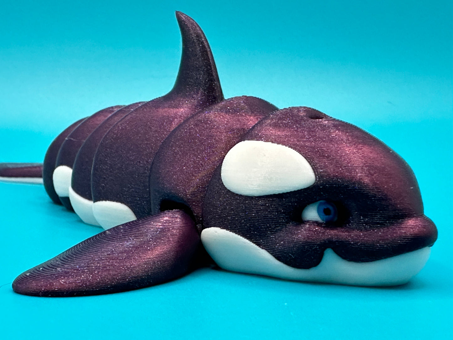 3D Printed Flexi Orca Whale | Killer Whale