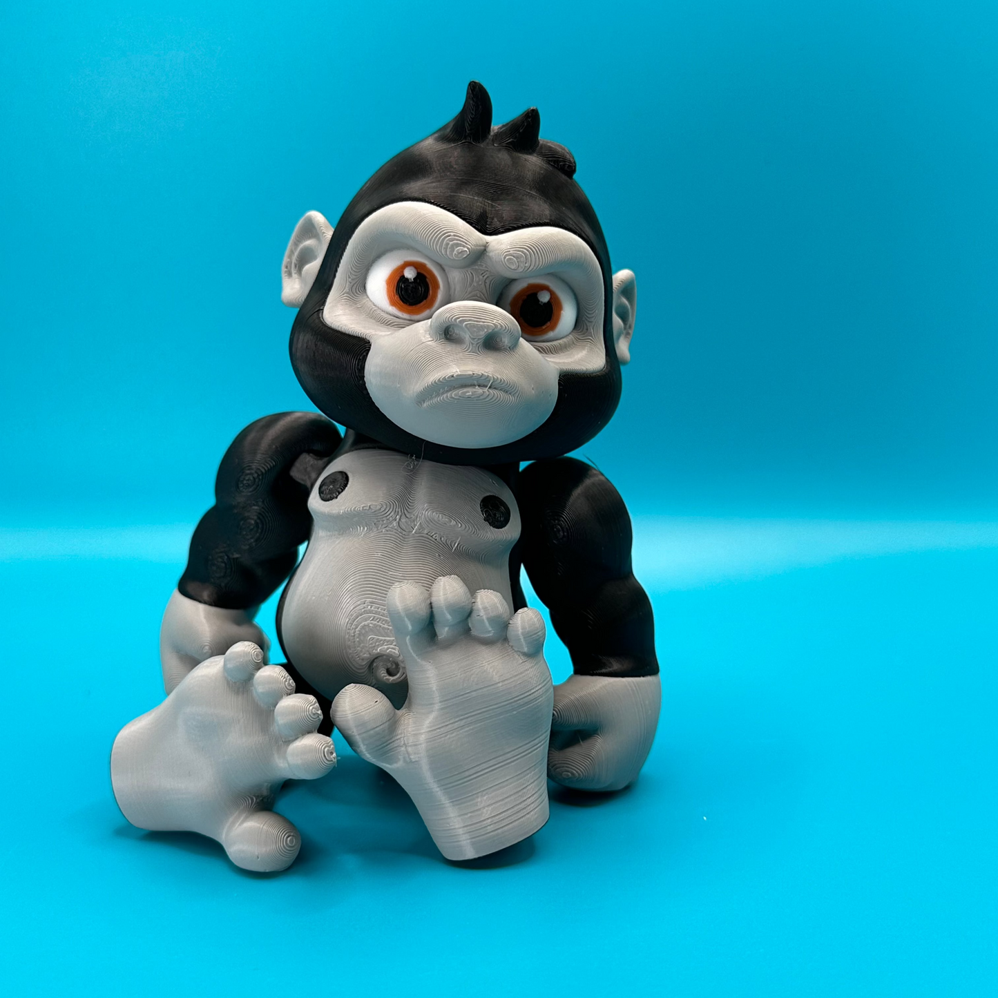 3D Printed Flexi Gorilla Desk Toy