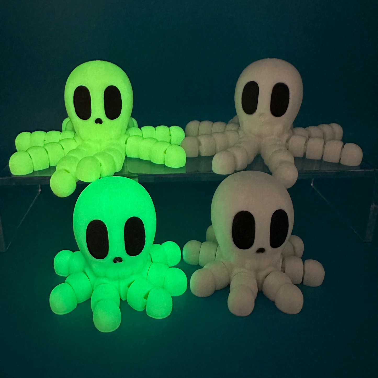 3D Printed Flexi Skull Octopus