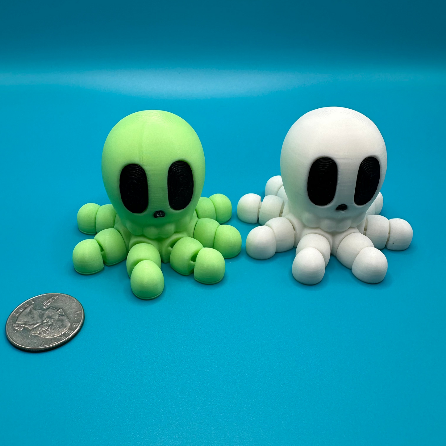 3D Printed Flexi Skull Octopus
