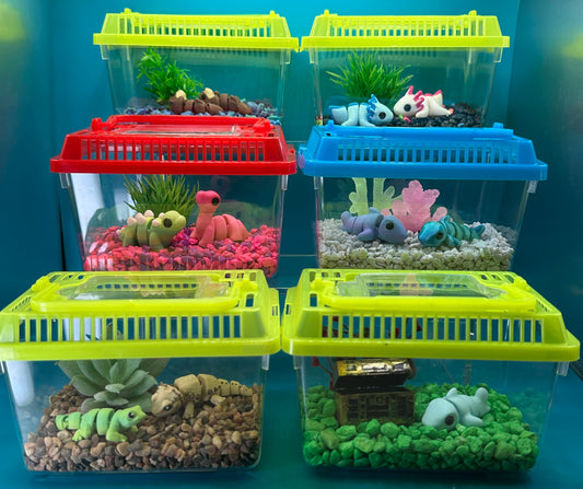 3D Printed Animal Terrarium or Aquarium Kit