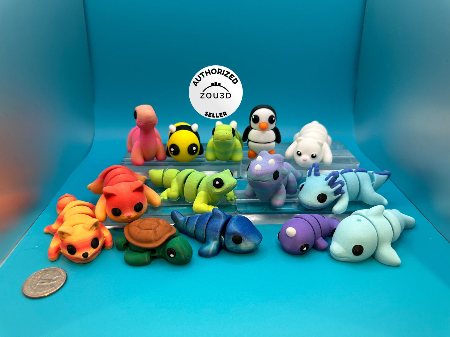 3D Printed Cute Baby Flexi Animal